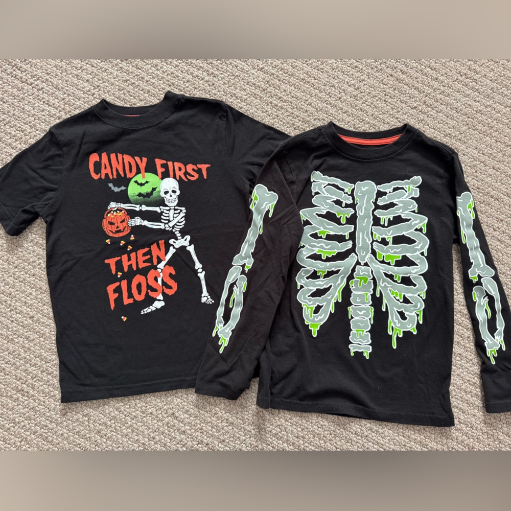Bundle of 2: Kids Halloween shirts